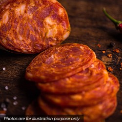 Dingley Dell Sliced Elidure Chorizo AW Dingley Dell Sliced Elidure Chorizo AW