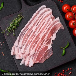 Unsmoked Streaky Bacon Juniper Dry Cure Sliced Unsmoked Streaky Bacon Juniper Dry Cure Sliced